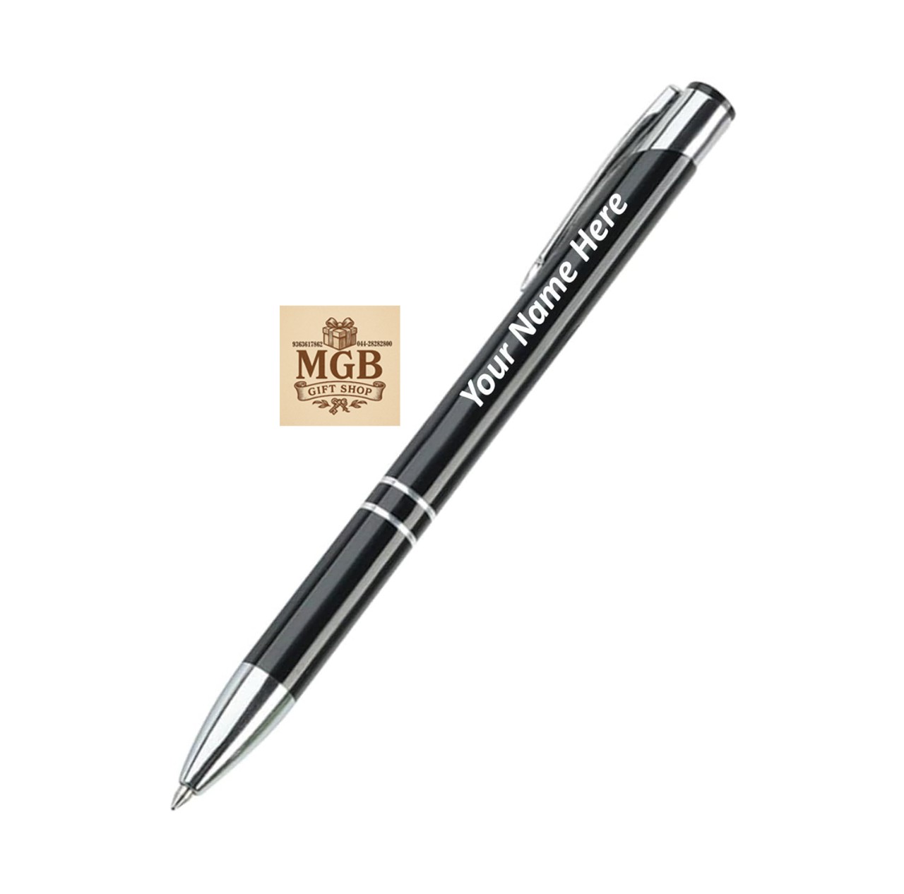 CrownLit Personalised Metal Pen – Make Your Brand Shine!