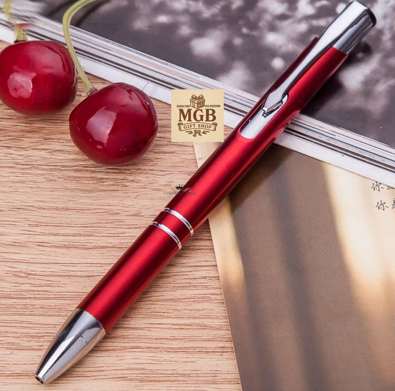 CrownLit Personalised Metal Pen – Make Your Brand Shine!