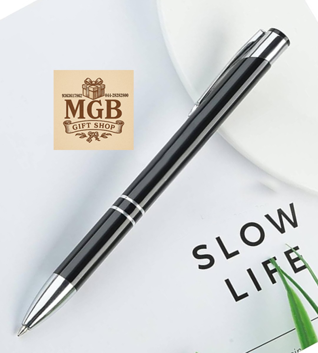 CrownLit Personalised Metal Pen – Make Your Brand Shine!