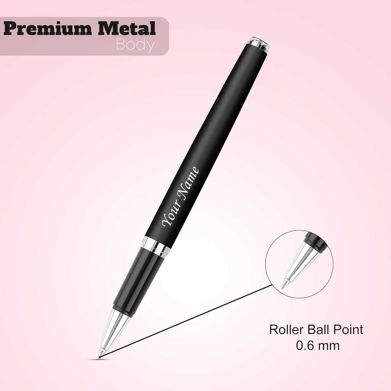Personalized Metallic Roller Ball Pen