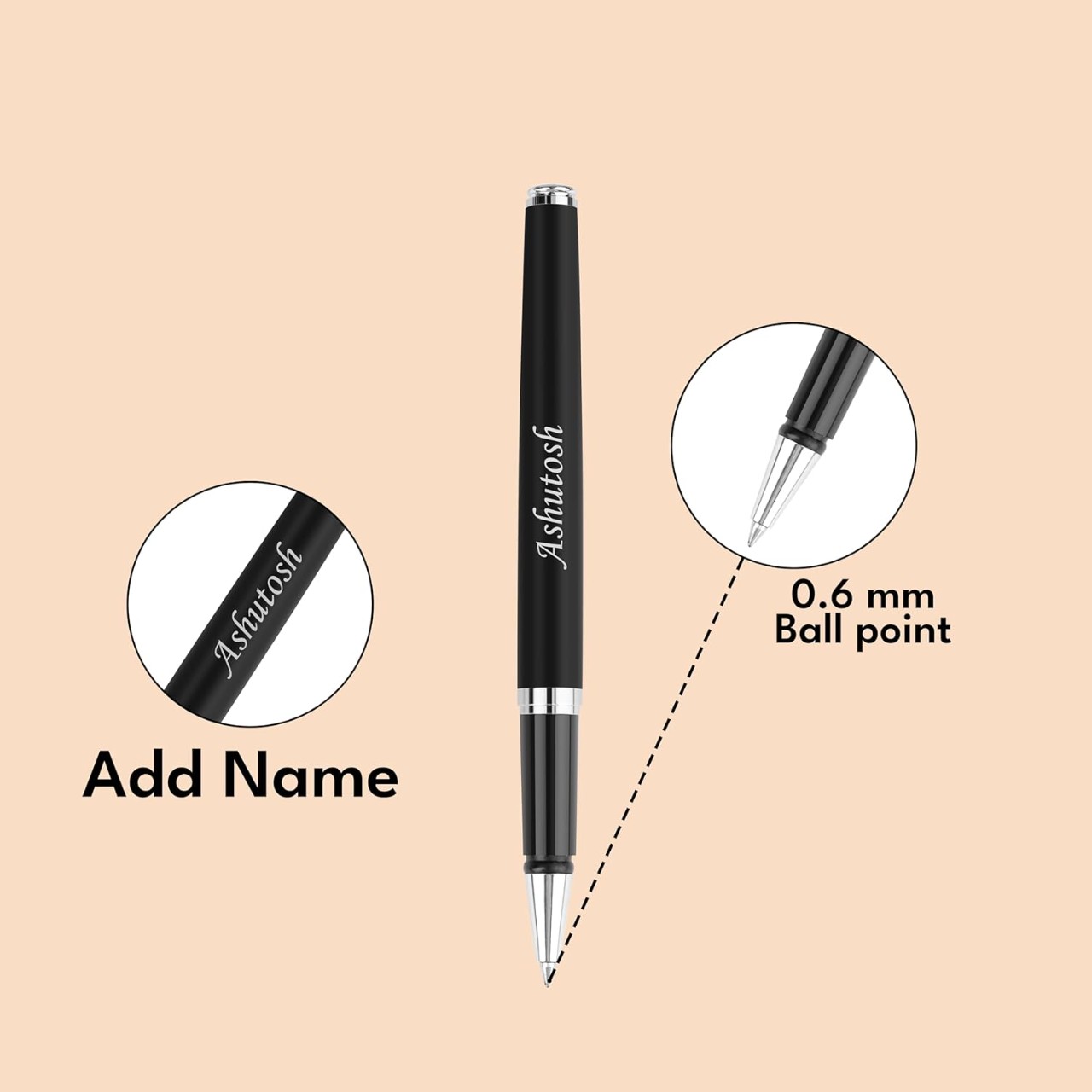 Personalized Metallic Roller Ball Pen